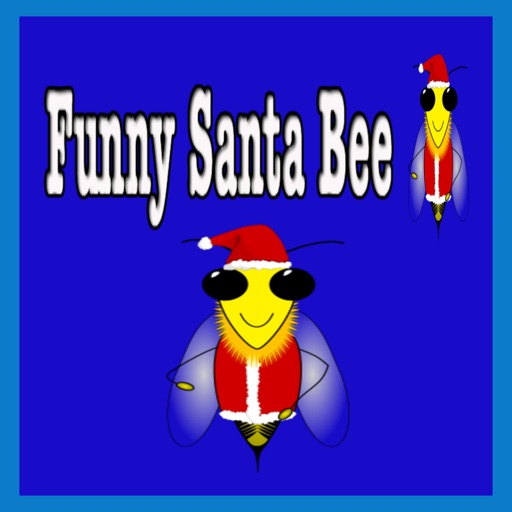 Funny Santa Bee icon