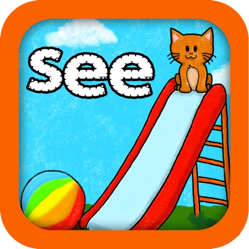 Super Sight Words - A fun learning game for children in kinder, first, and second grades that will help your child learn their Dolch list and encourage reading fluency and comprehension. Includes special font for children with Dyslexia. iOS App