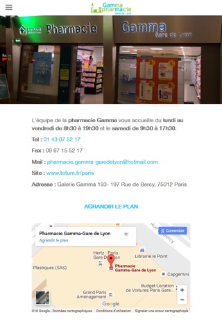 Pharmacie Gamma Gare de Lyon screenshot 2