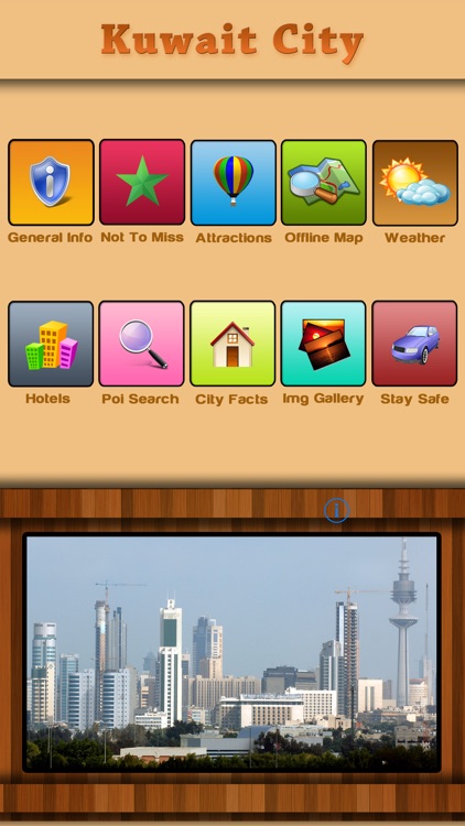 Kuwait City Offline Map Travel Guide by Srinivas Rao