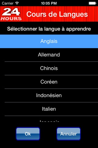 En 24 Heures les langues screenshot 2