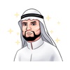 Handsome Arabian Uncle Animated