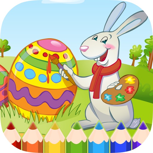 Easter Bunny Coloring Book - Painting Game for Kid iOS App