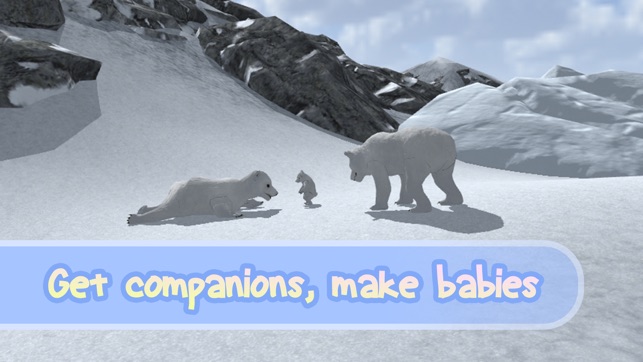 Wild White Polar Bear Simulator(圖3)-速報App