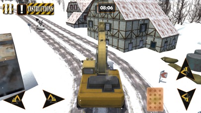 Winter Snow Excavator Crane screenshot 4