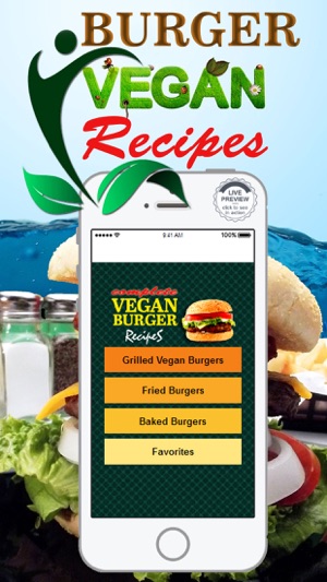 Vegan Burger Recipes - Best Veggie Food(圖2)-速報App