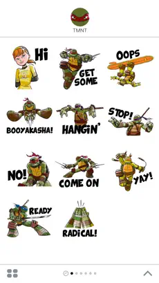 Screenshot 2 Emoticonos de las Tortugas Ninja iphone