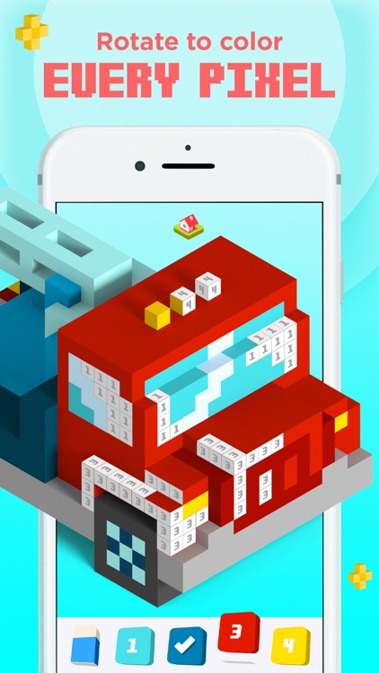 Voxy 3D - Coloring by Numbers