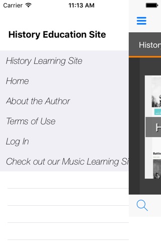 History Learning Site screenshot 3