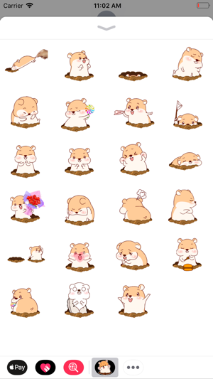 Lovely Baby Hamster Stickers(圖2)-速報App