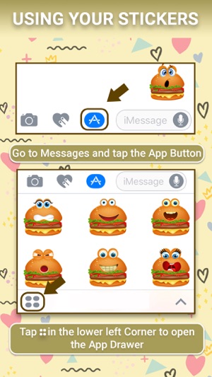 Animated Burger Emoji Stickers(圖1)-速報App