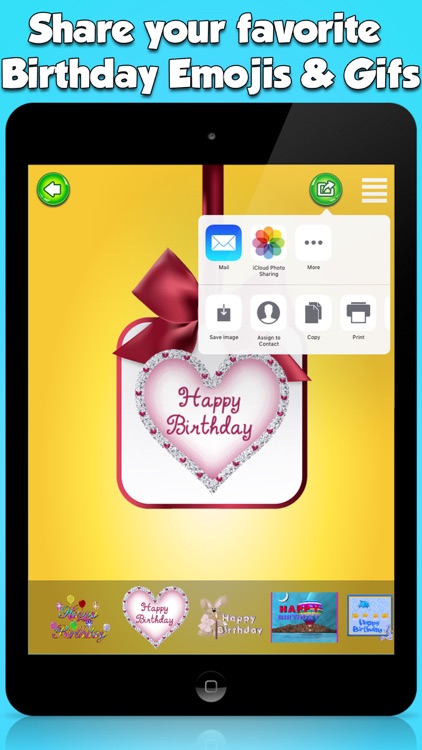 Happy Birthday Animated Emojis & GIFs screenshot-4