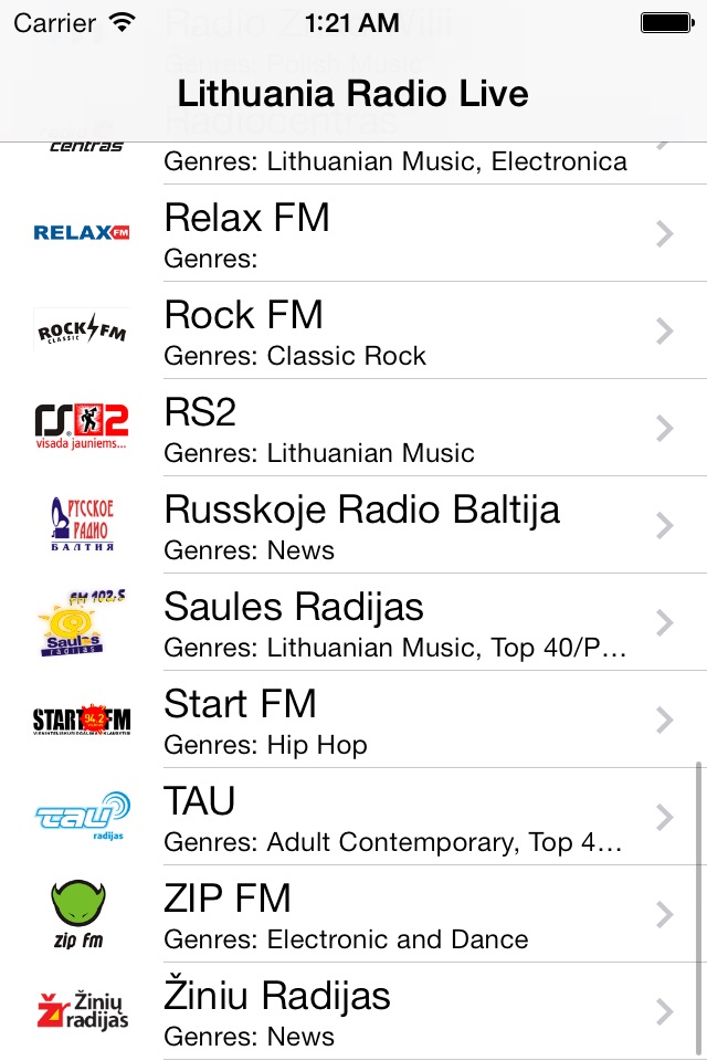 Lithuania Radio Live Player (Lietuva radijo) screenshot 2