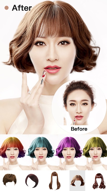 Hair Style Salon&Color Changer screenshot-3