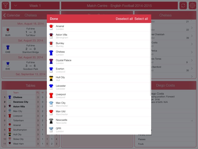 English Football 2015-2016 - Match Centre(圖4)-速報App