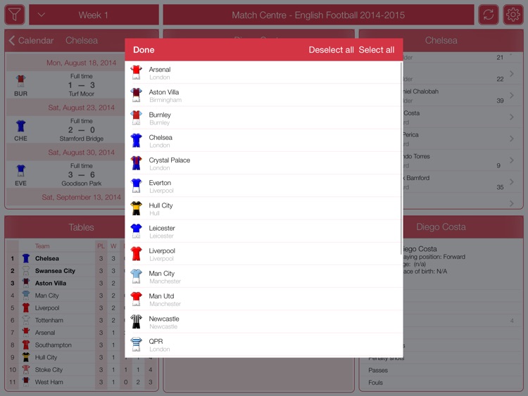 English Football 2015-2016 - Match Centre screenshot-3