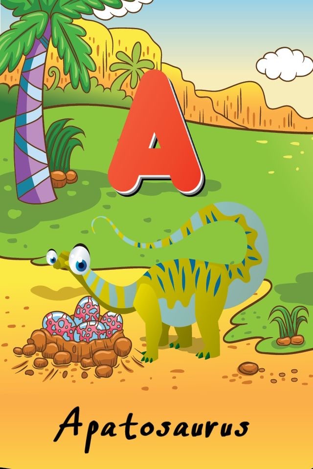ABC Dinosaurs World Flashcards For Kids! screenshot 2