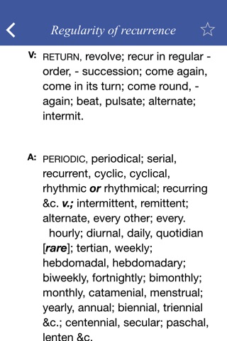 Explanatory Thesaurus screenshot 3