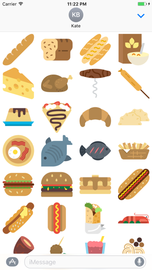 Lovely Food Stickers(圖3)-速報App