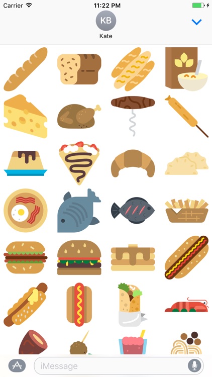 Lovely Food Stickers