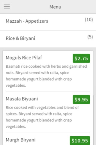 Mogul Indian Restaurant screenshot 3