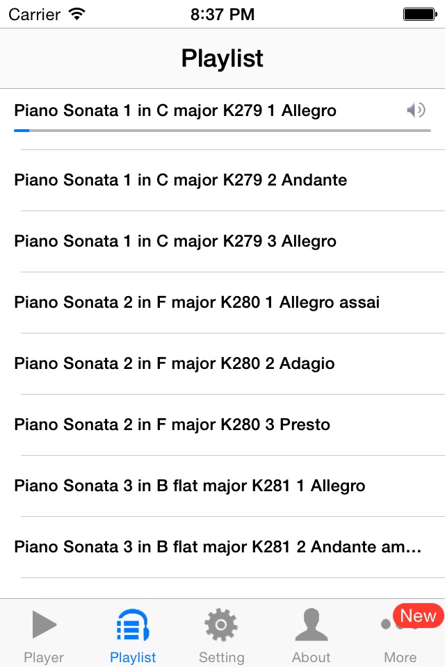 Mozart Sonata screenshot 2