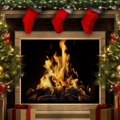Amazing Christmas Fireplaces Icon