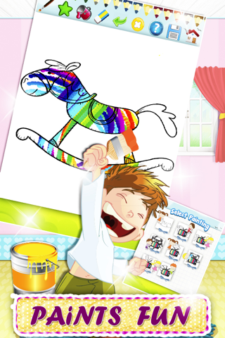 Mommy Baby Dress Up Room Design Painting: Game for kids toddlers and boys screenshot 4