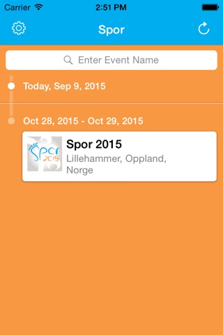 Spor Events screenshot 2