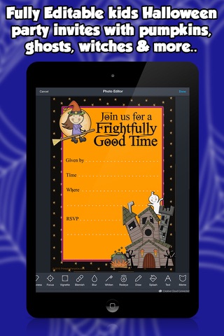 Halloween Invitations For kids screenshot 2