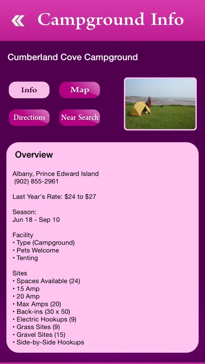 Prince Edward Island Campgrounds & RV Parks