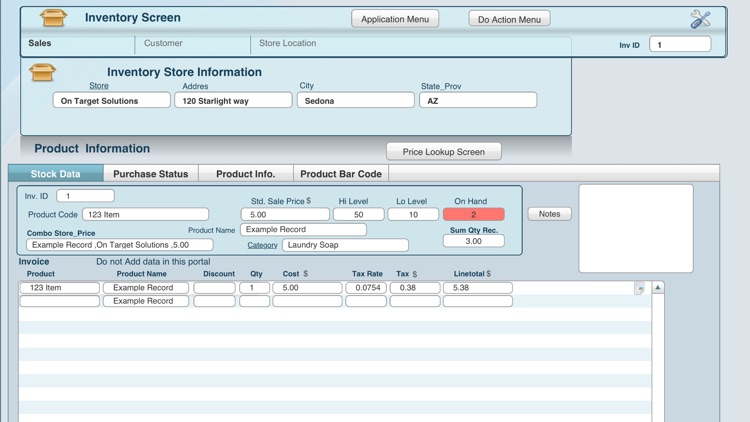 Point of Sale DB