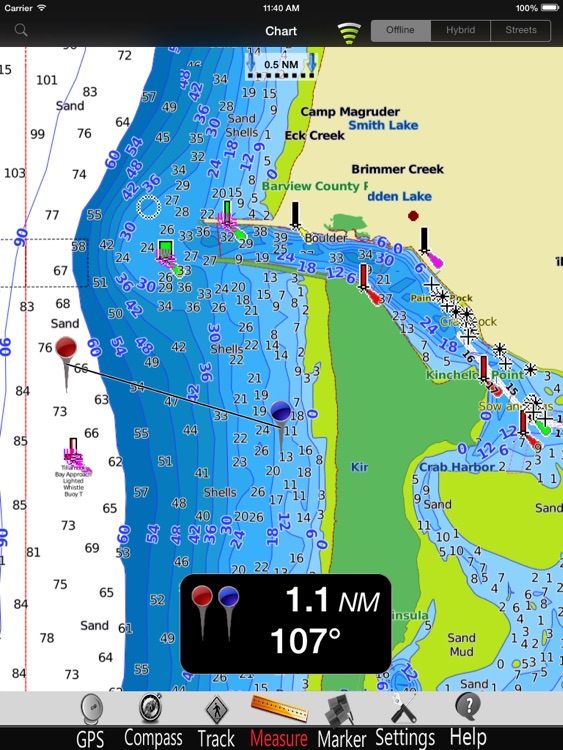Washington Nautical Charts Pro