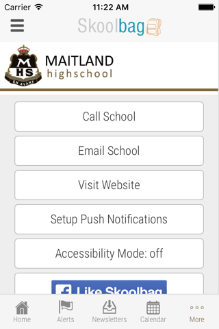 Maitland High School - Skoolbag screenshot 4