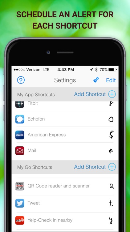 LaunchCode Shortcut with Notification Center & 3D Touch screenshot-4