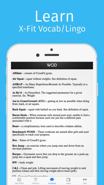 WOD Buddy: Workouts of the Day screenshot-3