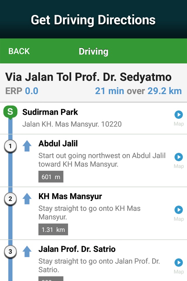 Jakarta Maps screenshot 3
