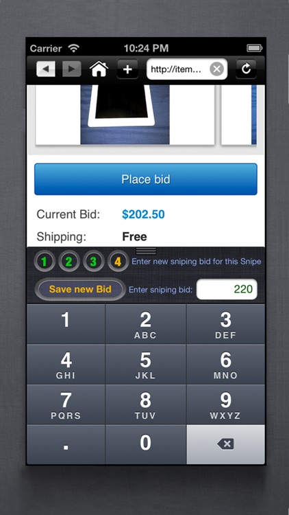 Auction Buyer Bidding Snipe timer for eBay sniping screenshot-3