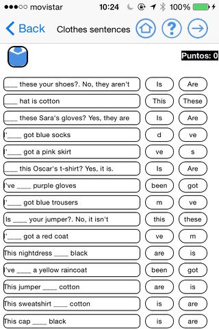 English Primero de Primaria Trimestre 2 Level Starters 2 for iPhone screenshot 4