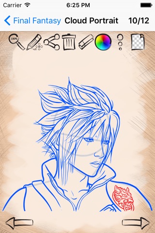 Drawing Anime for Final Fantasy screenshot 3