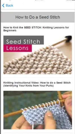 Game screenshot Learn How to Knit with Easy Knitting Instructions hack