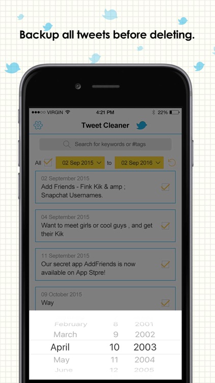 Tweet Delete Master - Search & Clean Your Twitter Tweets