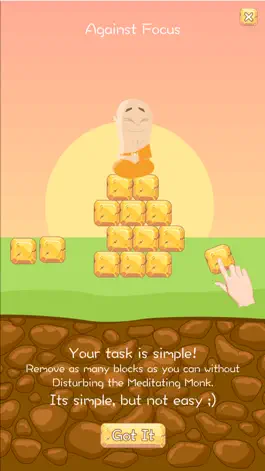 Game screenshot Don’t disturb the monk: Tiny Monk Balance Meditation mod apk