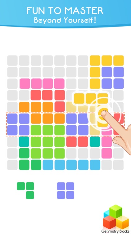 Geometry Blocks Blitz - Trivia game of switch color cubes to clash brick to dash high score