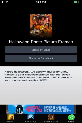 Halloween Photo Picture Frames screenshot 2