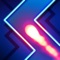 Control an orb ball along the zigzag path and don't hit the wall