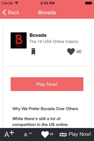 Online Gambling - Live Betting, Real Money Casino, Slots, Roulette, Bingo and Sportsbook screenshot 4