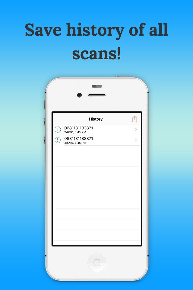Barcode and QRcode-Scan Free screenshot 3