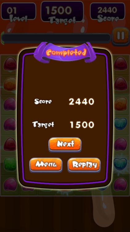 Jelly Link Crush HD - Match The Jellies screenshot-4