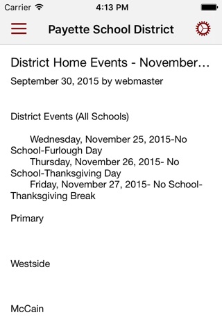 Payette School District #371 screenshot 3
